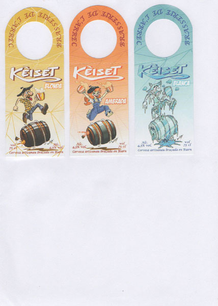 étiquettes de la collection