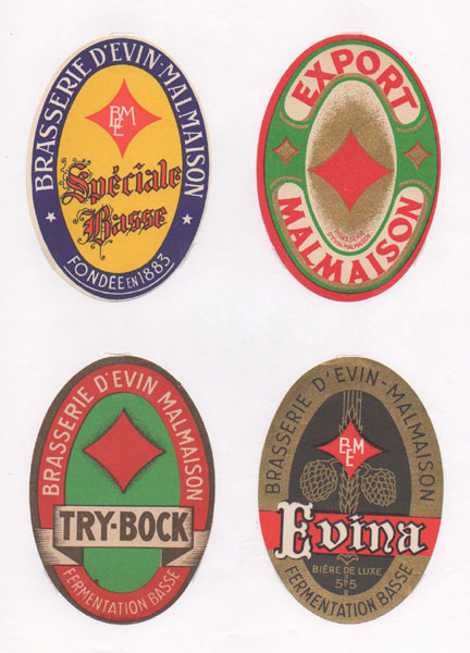 étiquettes de la collection