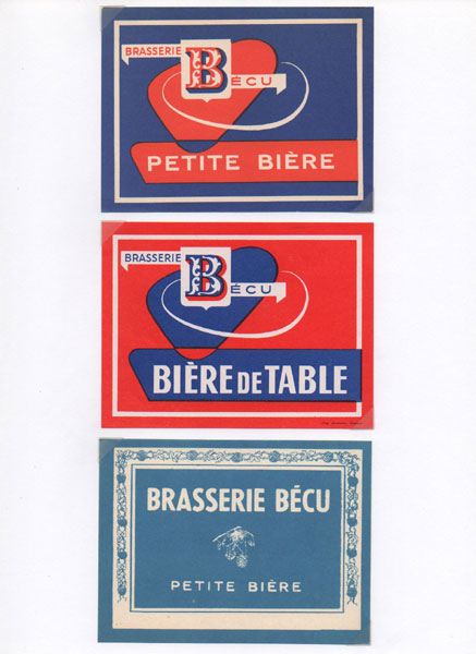 étiquettes de la collection
