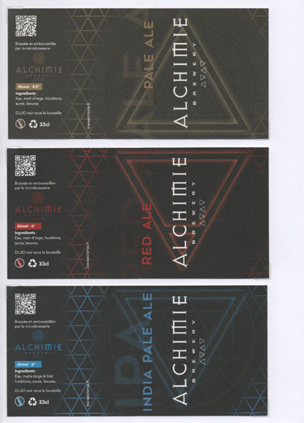 étiquettes de la collection