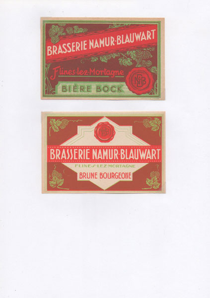 étiquettes de la collection
