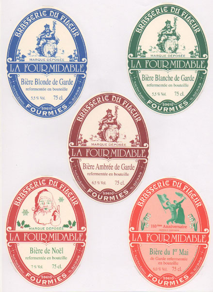 étiquettes de la collection