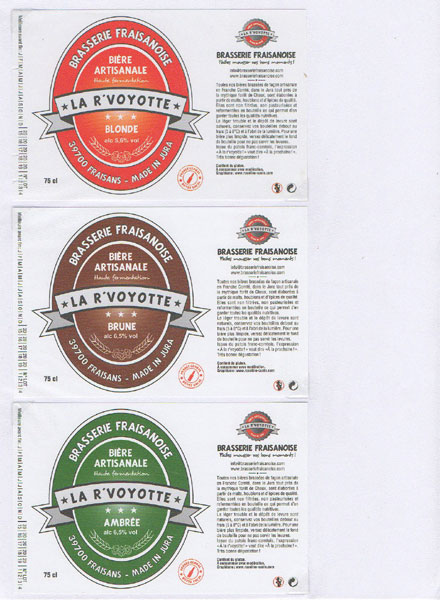 étiquettes de la collection