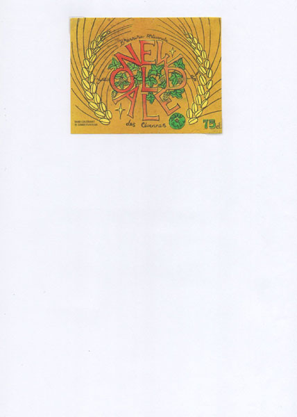 étiquettes de la collection