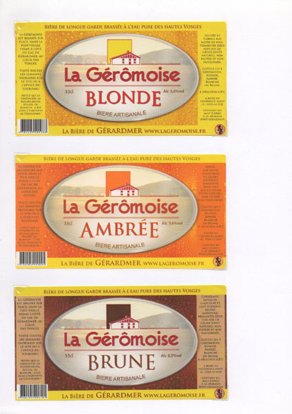 étiquettes de la collection