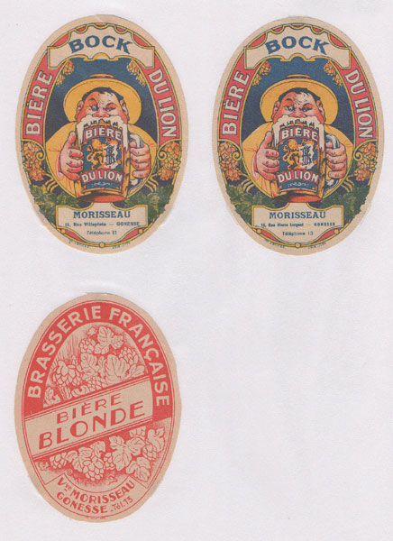 étiquettes de la collection