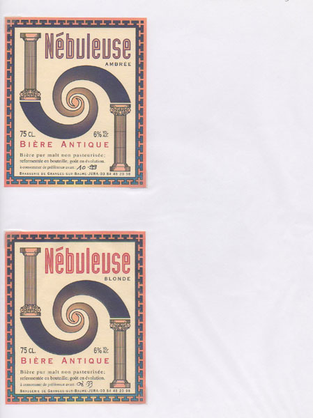 étiquettes de la collection