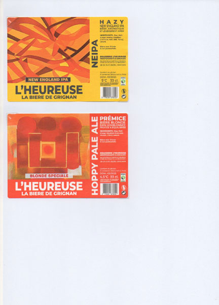 étiquettes de la collection