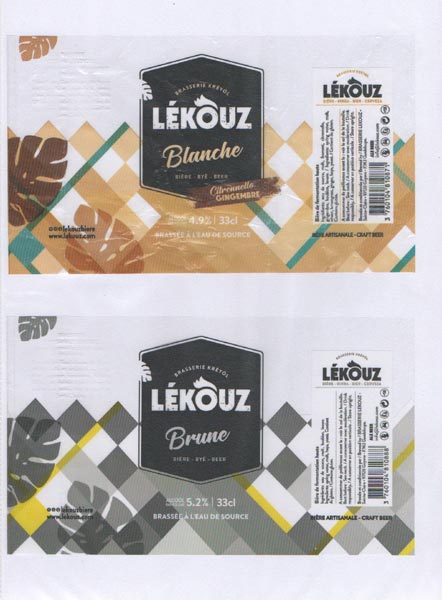 étiquettes de la collection