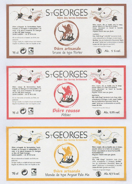 étiquettes de la collection