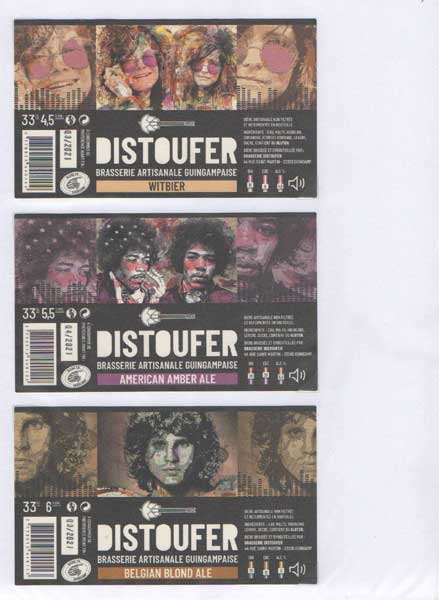 étiquettes de la collection