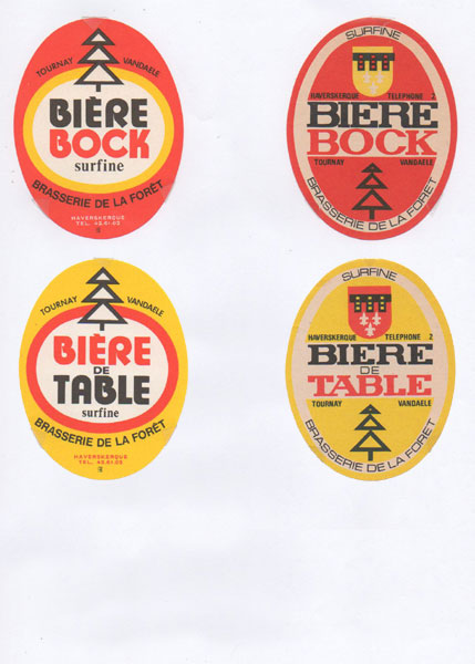 étiquettes de la collection