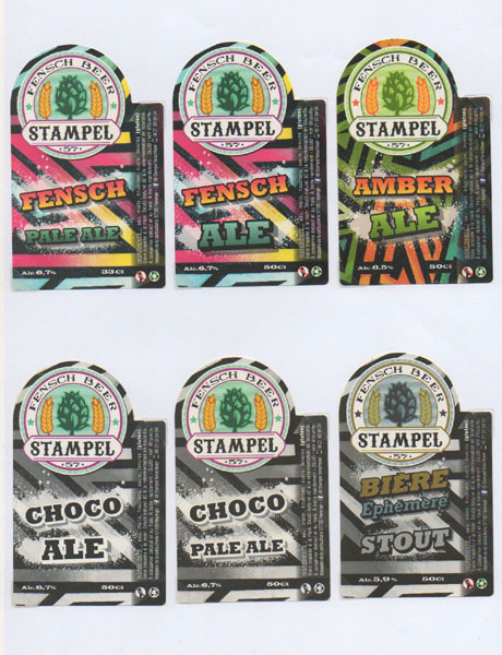 étiquettes de la collection