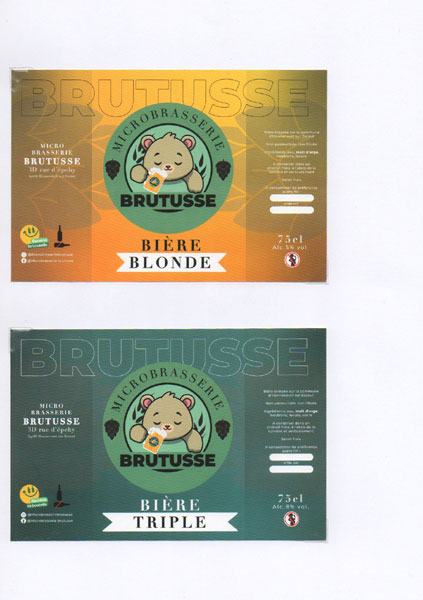 étiquettes de la collection