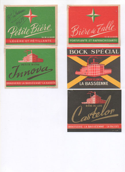 étiquettes de la collection