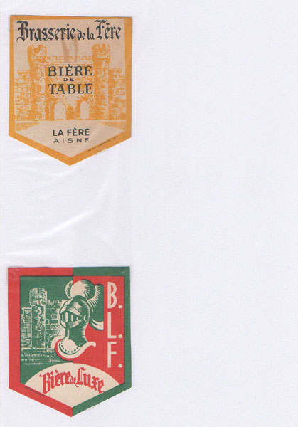 étiquettes de la collection