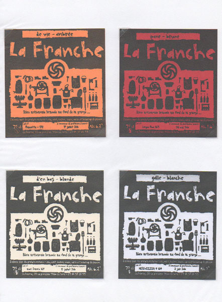 étiquettes de la collection