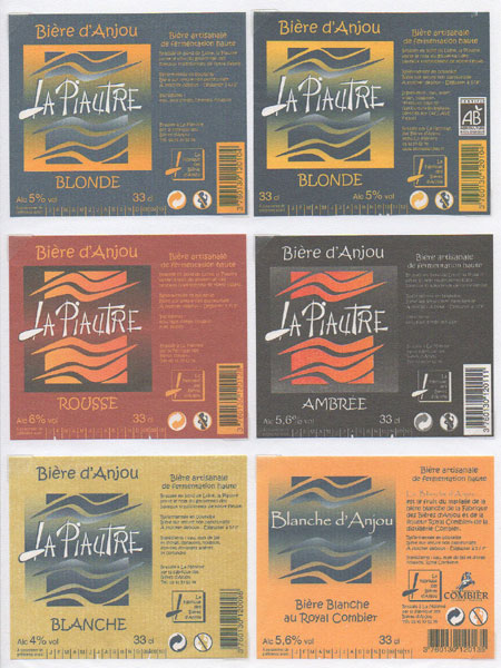 étiquettes de la collection