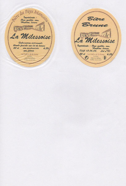 étiquettes de la collection
