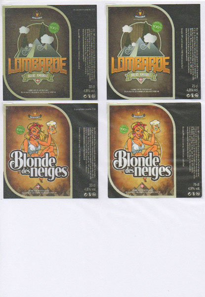 étiquettes de la collection