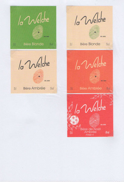 étiquettes de la collection
