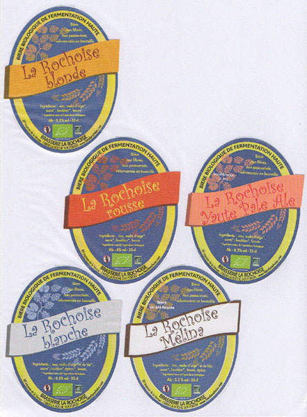 étiquettes de la collection