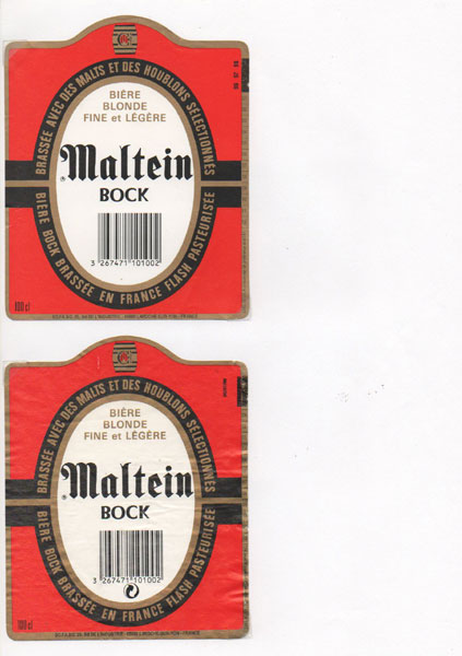 étiquettes de la collection