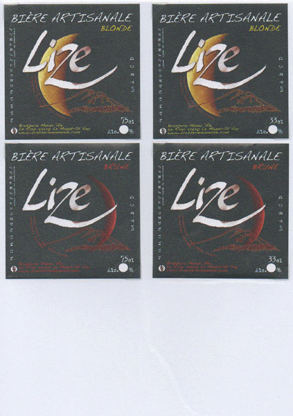 étiquettes de la collection