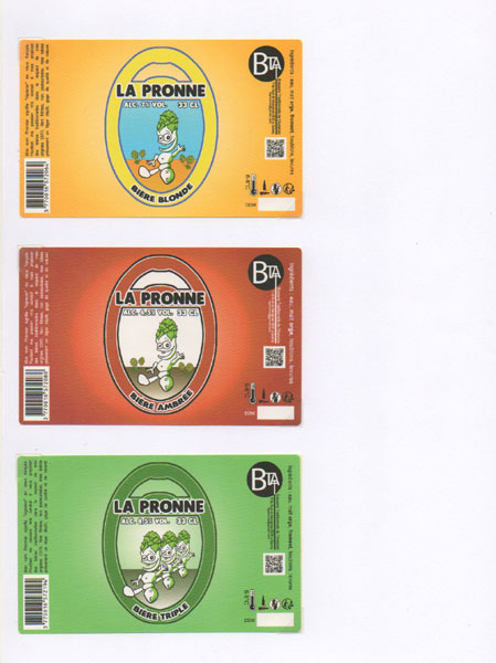 étiquettes de la collection