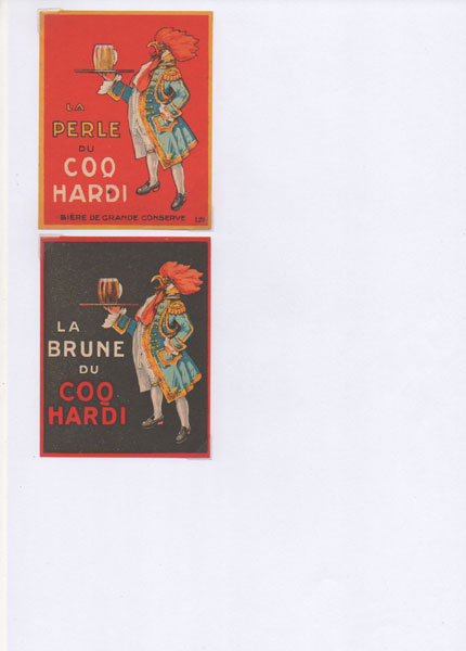 étiquettes de la collection