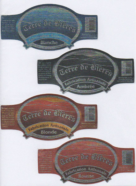 étiquettes de la collection