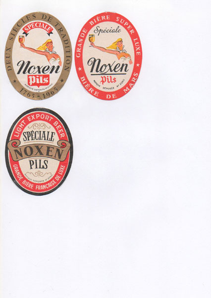 étiquettes de la collection