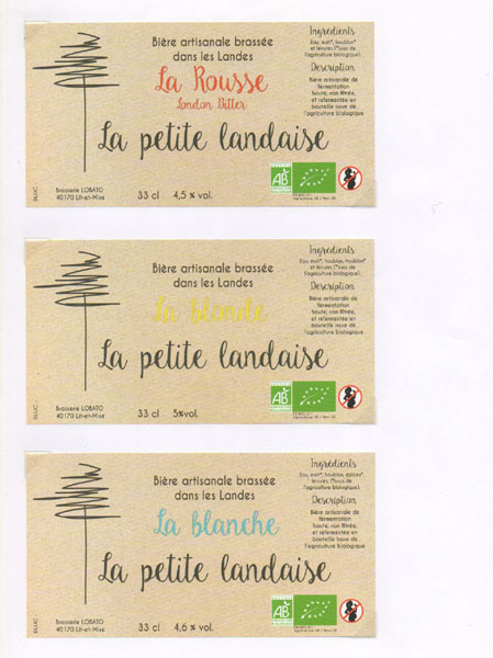 étiquettes de la collection