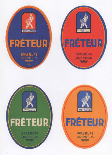 étiquettes de la collection