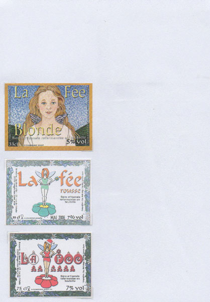 étiquettes de la collection