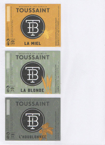 étiquettes de la collection