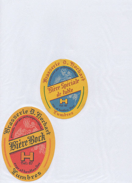 étiquettes de la collection