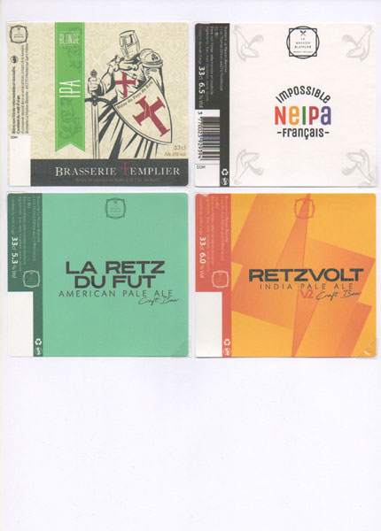 étiquettes de la collection