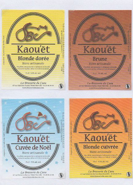 étiquettes de la collection