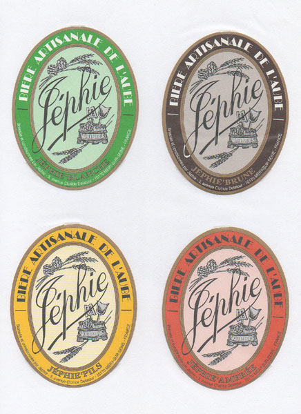 étiquettes de la collection