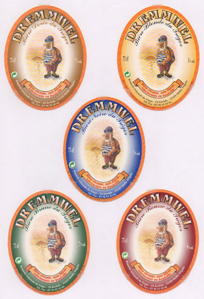 étiquettes de la collection