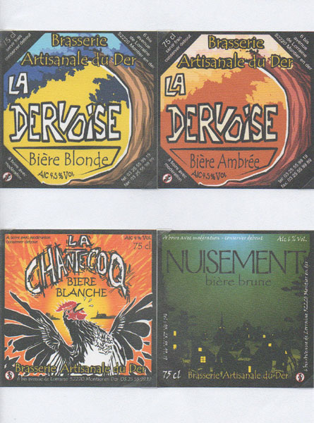 étiquettes de la collection