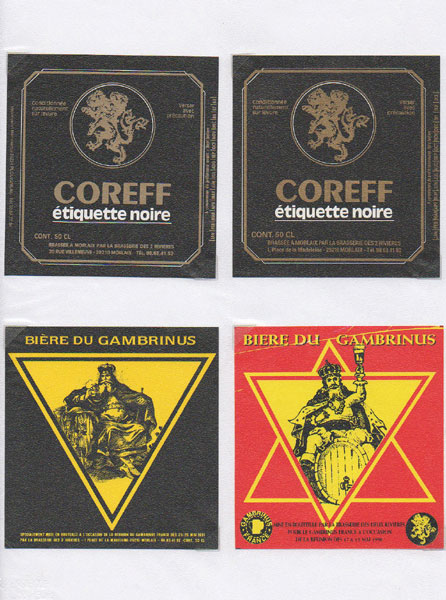étiquettes de la collection