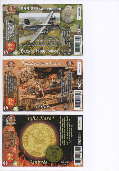étiquettes de la collection