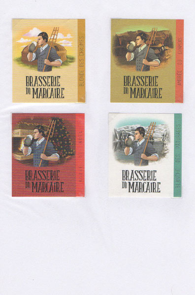 étiquettes de la collection