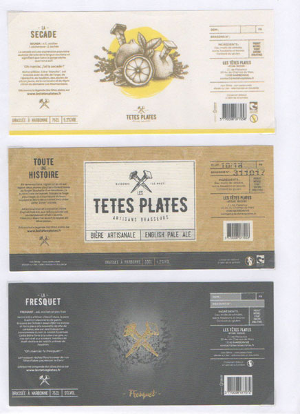 étiquettes de la collection