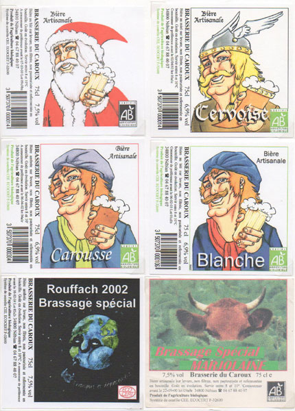 étiquettes de la collection