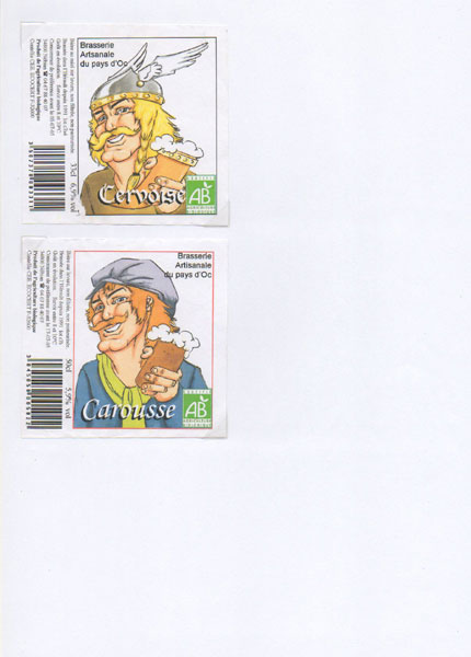 étiquettes de la collection