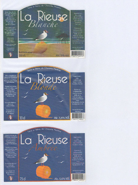 étiquettes de la collection