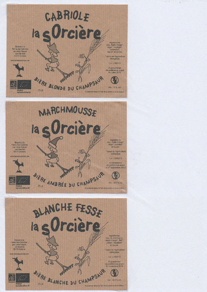 étiquettes de la collection